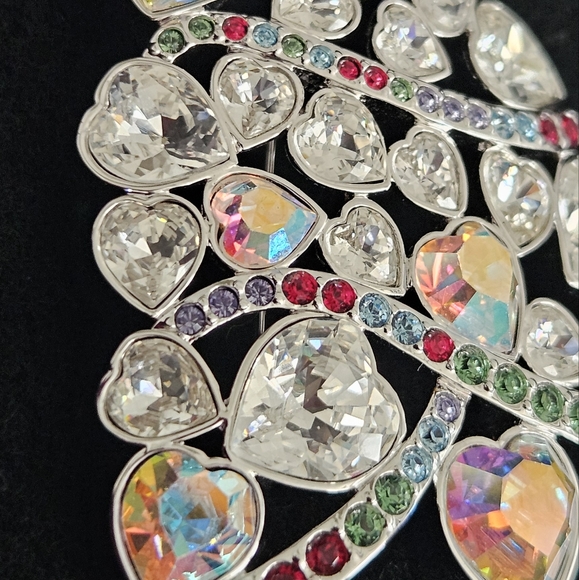 2007 Swarovski Crystal Rockefeller Center Retired Christmas Tree Brooch - Picture 8 of 11